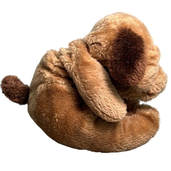 Vintage 1986 Hush Puppy Raffoler Dog Plush Stuffed Animal Brown Wrinkles 8" - Picture 3 of 9